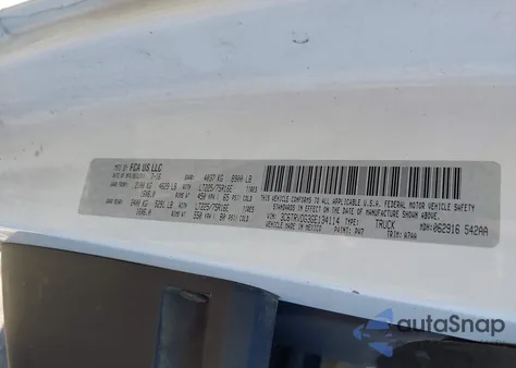 2016 Ram Promaster 2500 High Roof z USA, uszkodzony, nr VIN 3C6TRVDG3GE134114